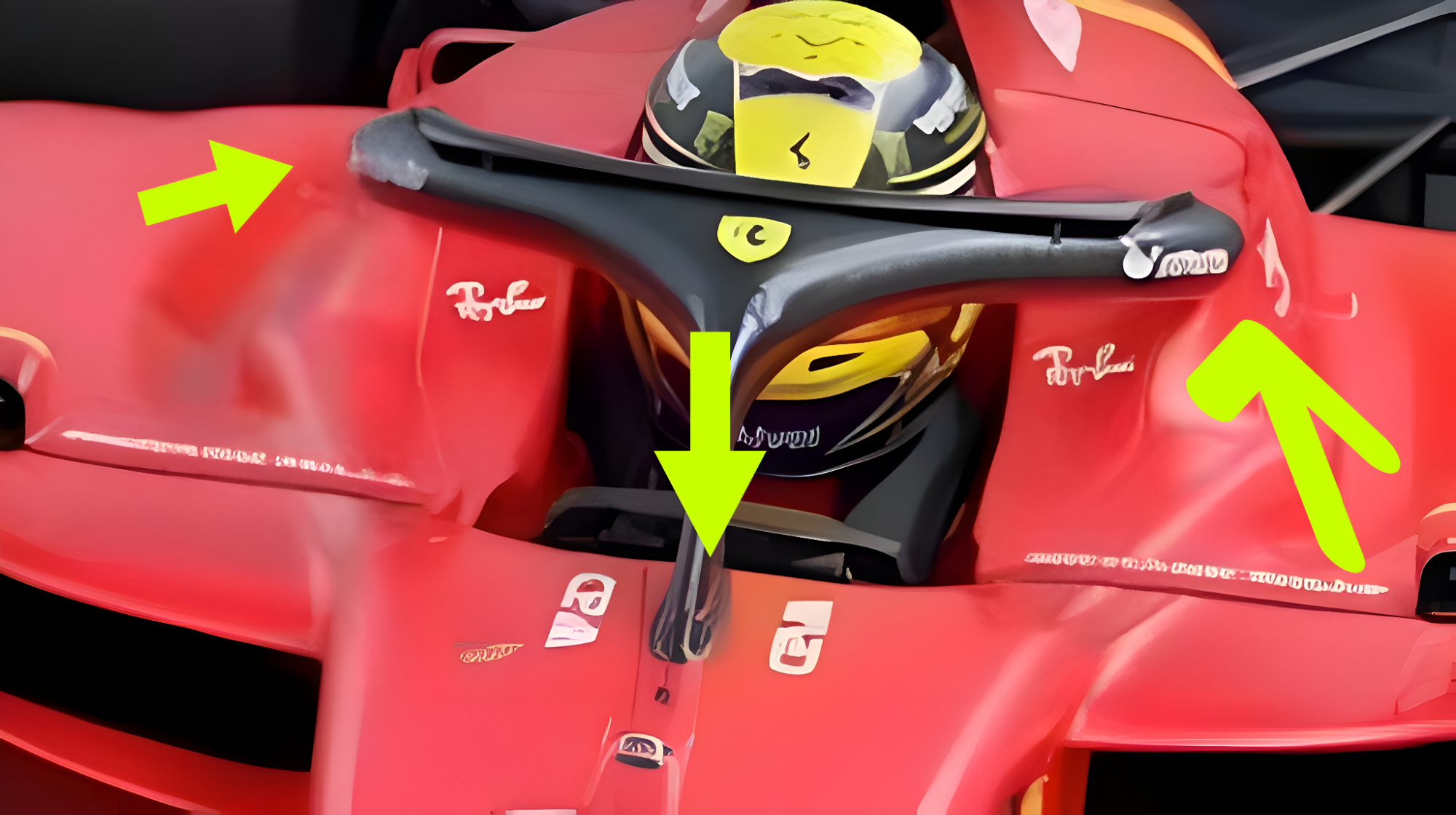 ferrari sf26 halo aerodynamic innovation china gp