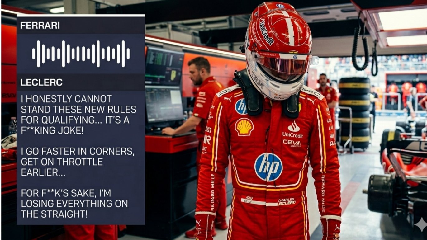 Charles Leclerc Slams 2026 F1 Rules After Frustrating Suzuka Qualifying: "A *** Joke!"** 1 leclerc ferrari suzuka 2026 f1 qualifying radio outburst