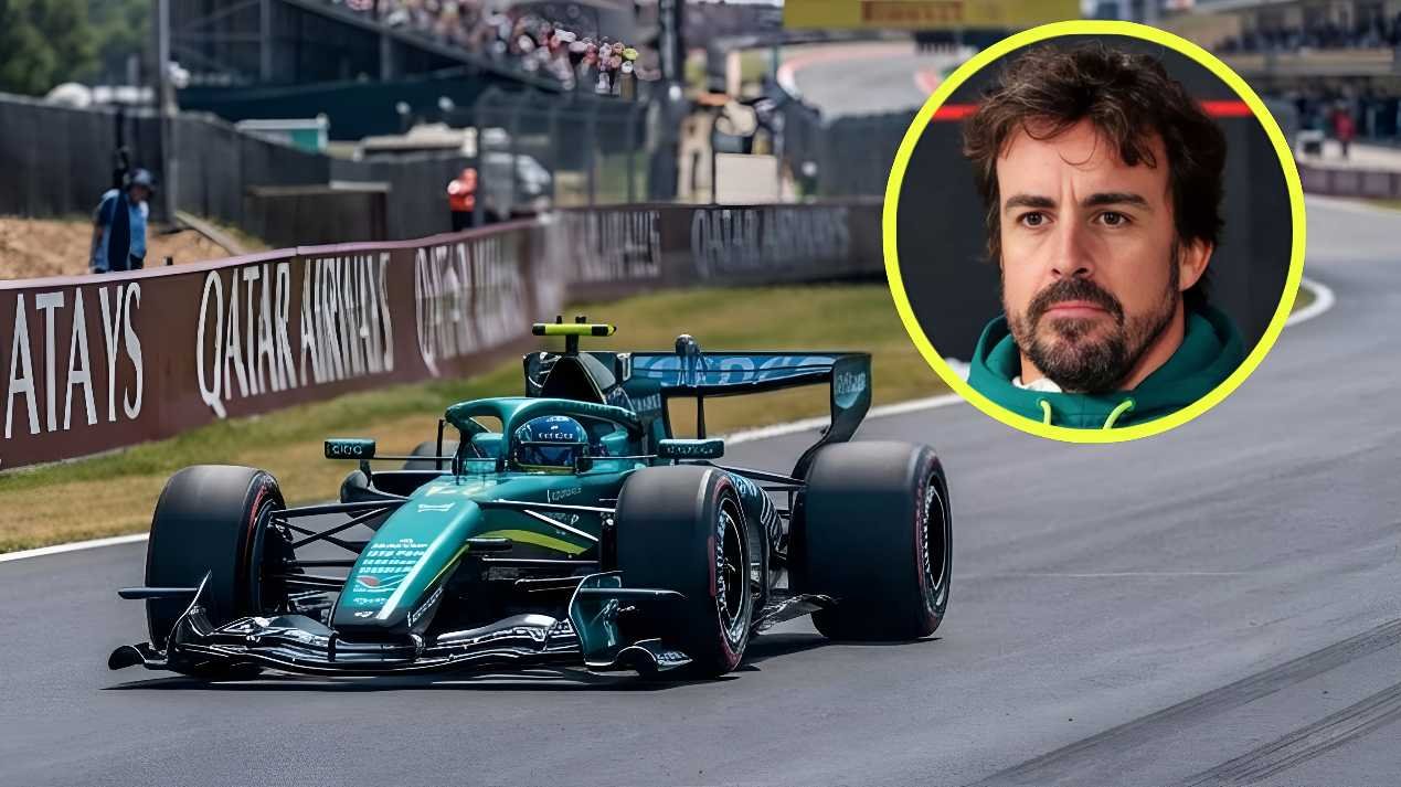 Fernando Alonso driving the Aston Martin AMR26 F1 car in 2026 amid Honda engine integration issues