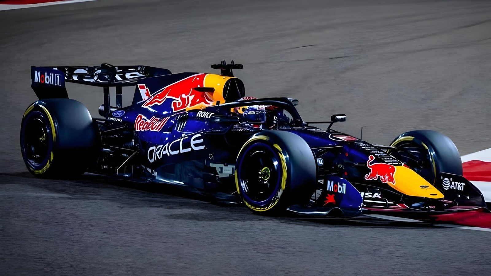Oracle Red Bull Racing F1 car testing on track, highlighting aerodynamic floor development.